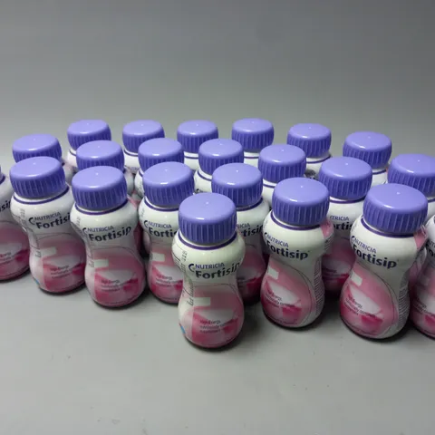 APPROXIMATELY 18 NUTRICIA FORTISIP STRAWBERRY FLAVOUR (22 x 200ml)