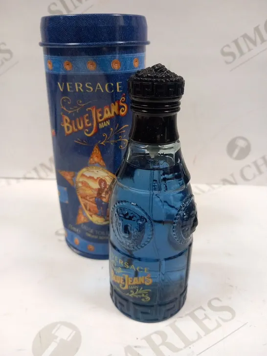 BOXED VERSACE BLUE JEANS EAU DE TOILETTE SPRAY 75ML