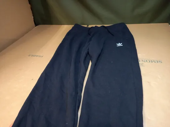 PAIR OF BLACK ADIDAS JOGGERS - LARGE