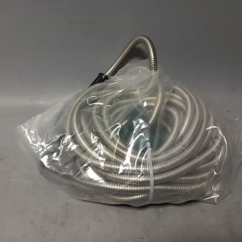 STAINLESS STEEL 50FT GARDEN HOSE WITH SPRAY GUN