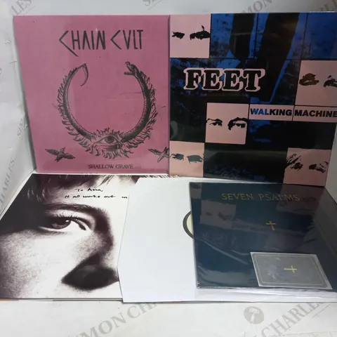 LOT OF 10 ASSORTED VINYLS, TO INCLUDE NICK CAVE, CHAIN CULT, MAGGIE ROGERS, ETC