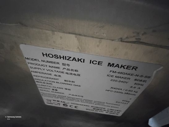HOSHIZAKI ICE MAKER FM-480-AKE-N-S-SB WITH STAND