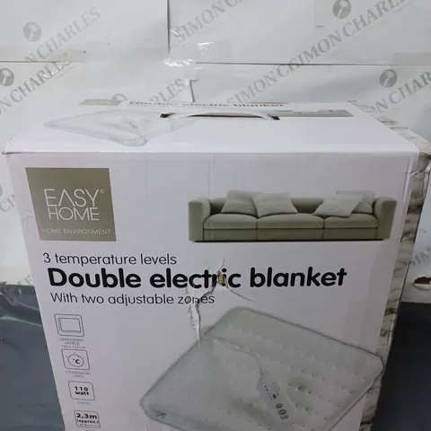 BOXED AND SEALED EASY HOME DOUBLE ELECTRIC BLANKET