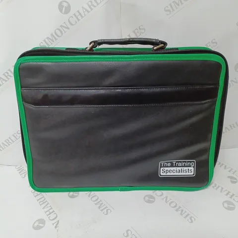 THE TRAINING SPECIALISTS BAG BLACK/GREEN