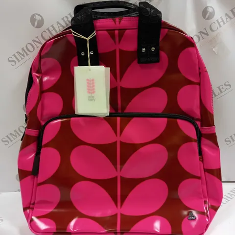 ORLA KIELY PINK SOLID STEM CERISE BUDDY BACKPACK