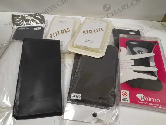 LARGE QUANTITY OF ASSORTED PHONE PROTECTIVE PRODUCTS TO INCLUDE; PALMO AND S10 LITE