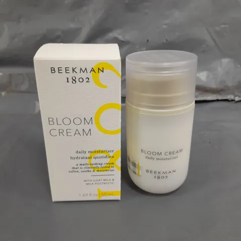 BOXED BEEKMAN 1802 BLOOM CREAM DAILY MOISTURISER - 50ML 