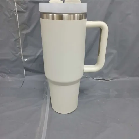 TALL DRINKING FLASK WITH STRAW