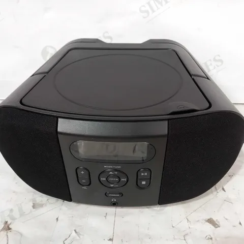 ASDA TECH CD BOOMBOX IN BLACK