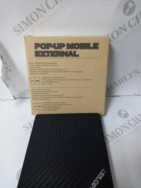 BOXED POP-UP MOBILE EXTERNAL DRIVER