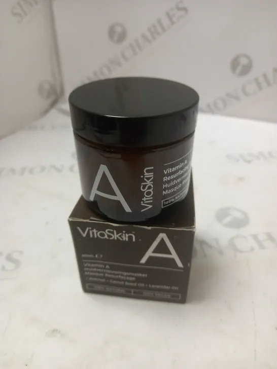 VITASKIN VIT A RESURFACING MASK RETINOID + CARROT SEED OIL + LAVENDER OIL 60ML