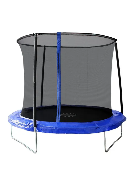 BOXED SPORTSPOWER 8FT BOUNCE PRO TRAMPOLINE BLUE - COLLECTION ONLY RRP £140