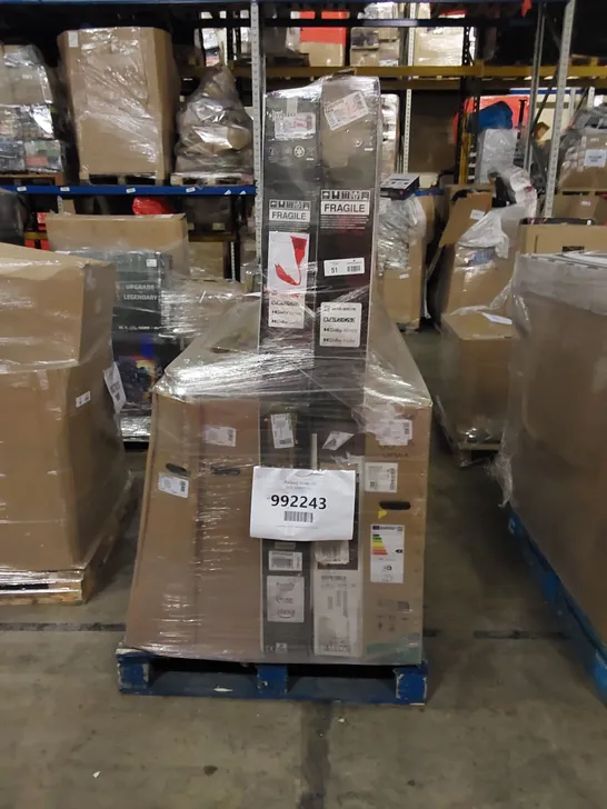 PALLET OF APPROXIMATELY 7 ASSORTED TELEVISIONS TO INCLUDE 