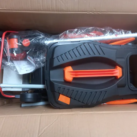 BOXED YARD FORCE 32CM LAWNMOWER AND TRIMMER