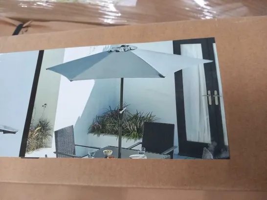BRAND NEW BOXED GEORGE HOME 2.4M PARASOL CHARCOAL
