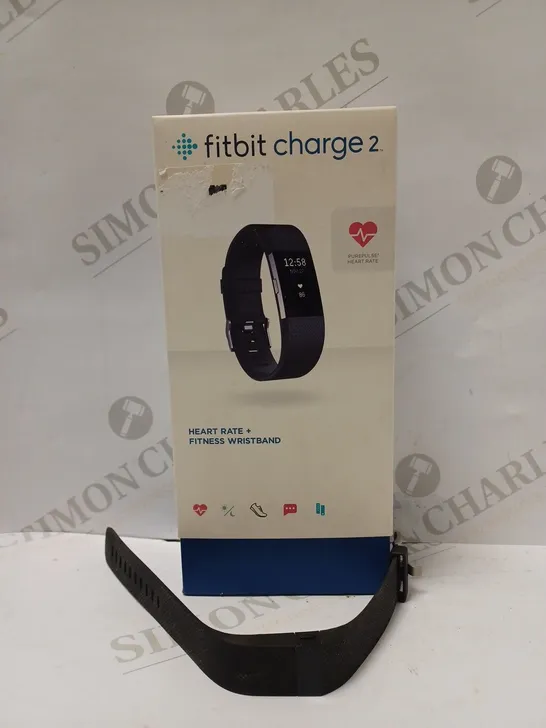 FITBIT CHARGE 2 HEART RATE + FITNESS WRISTBAND IN BLACK