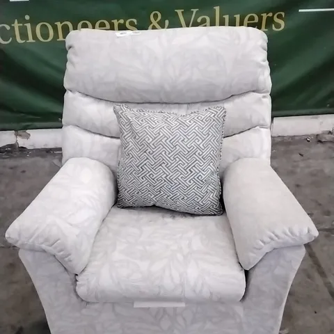 QUALITY BRITISH DESIGNED & MANUFACTURED G PLAN MALVERN D ARMCHAIR RONDA ICE FABRIC