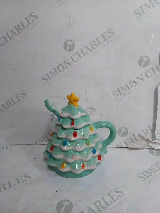 MR CHRISTMAS TREE MUG WITH FAKE LIGHTS