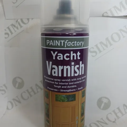 BOX OF 12 PAINT FACTORY YACHT VARNISH CLEAR GLOSS FINISH 