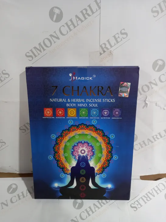 7 CHAKRA NATURAL AND HERBAL INCENSE STICKS 