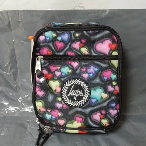 HYPE BLACK 3D HEARTS LUNCHBOX