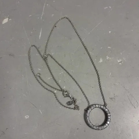 PANDORA PAVÉ CIRCLE COLLIER NECKLACE