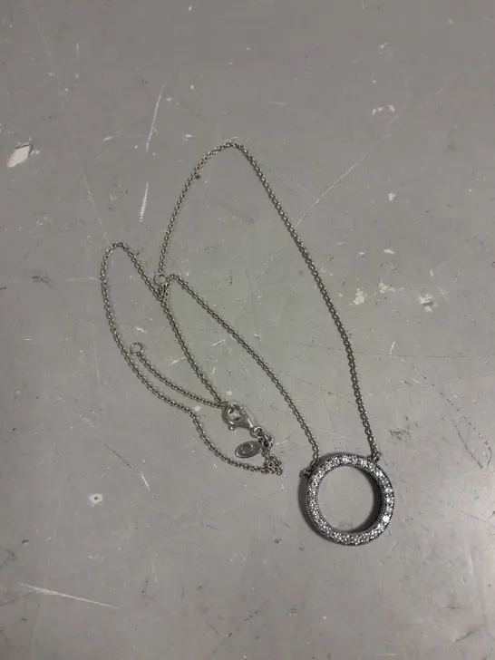 PANDORA PAVÉ CIRCLE COLLIER NECKLACE