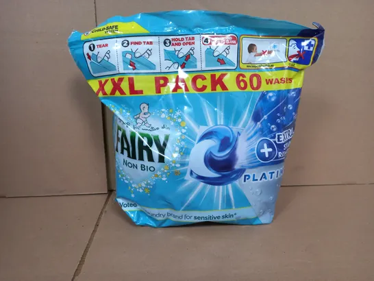 SEALED FAIRY NON BIO PLATINUM 60 PACK