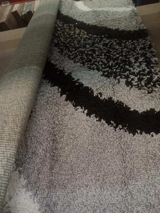 VERNELL SHAG GREY RUG 200X280CM