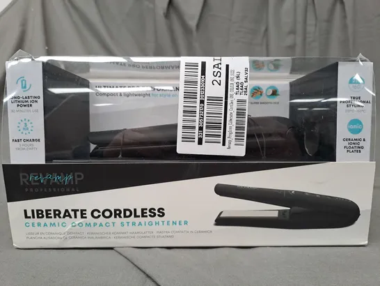 BOXED PROGLOSS LIBERATE CORDLESS CERAMIC STRAIGHTENER RRP £99.99