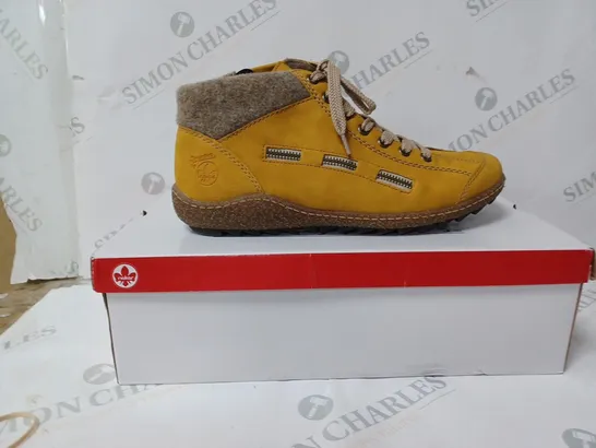 RIEKER LCE ANKLE BOOT - YELLOW - SIZE 6.5