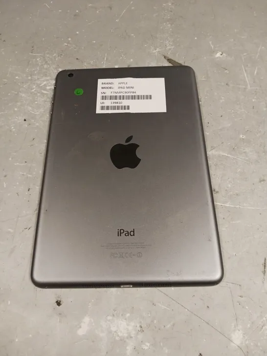 APPLE IPAD MINI GREY - MODEL A1432 