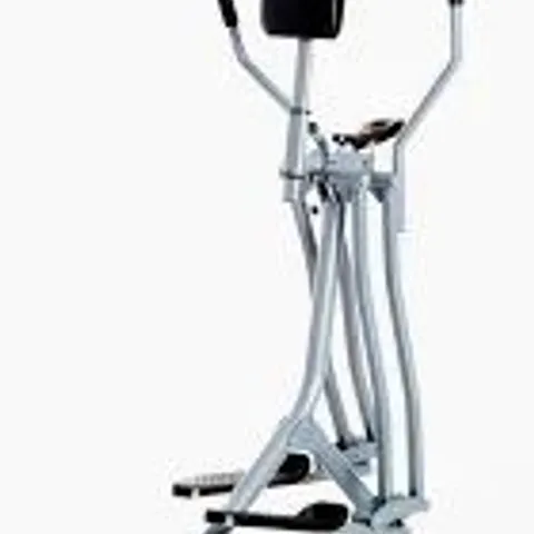 BOXED HOMCOM AIR WALKER GLIDER, CROSS TRAINER FITNESS MACHINE, WITH LCD, FOR HOME GYM, GREY