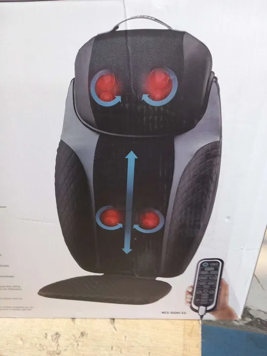 BOXED HOMEDICS 2 IN 1 SHIATSU MASSAGE CUSHION AND CORDLESS BODY MASSAGER