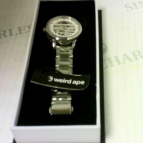 BRAND NEW BOXED WEIRD APE WATCH ROSALIND WHITE AND SILVER WATCH