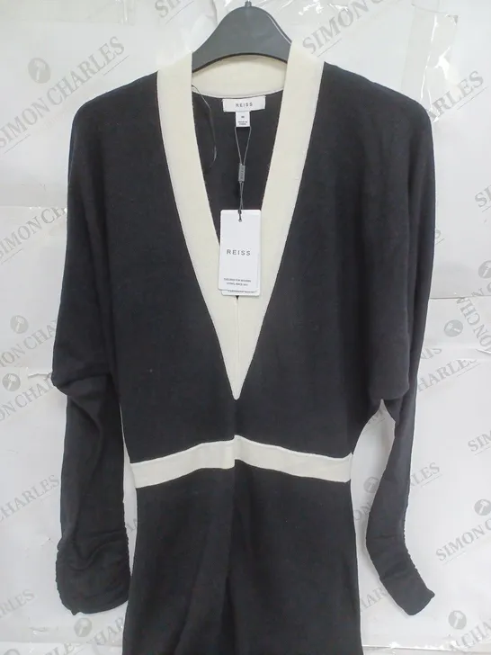 REISS IN BLACK/WHITE SIZE M