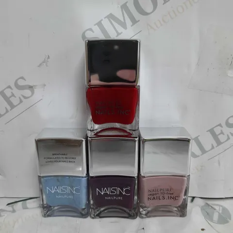 SET OF 4 NAILSINC NAIL PURE TO INCLUDE - TATE - FASHION THERAPY - BOND STREET PASSAGE ECT