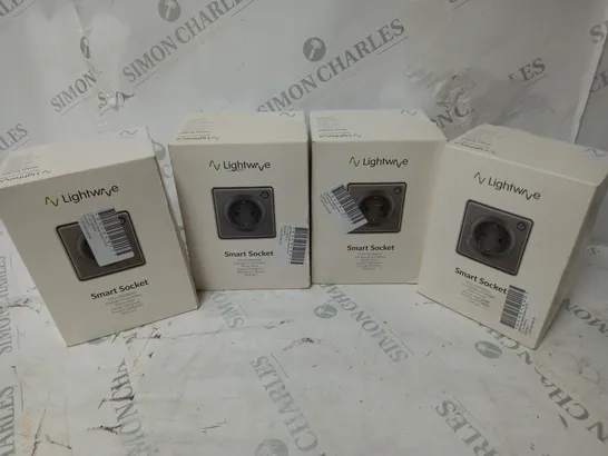 4 BOXED LIGHTWAVE SMART SOCKETS