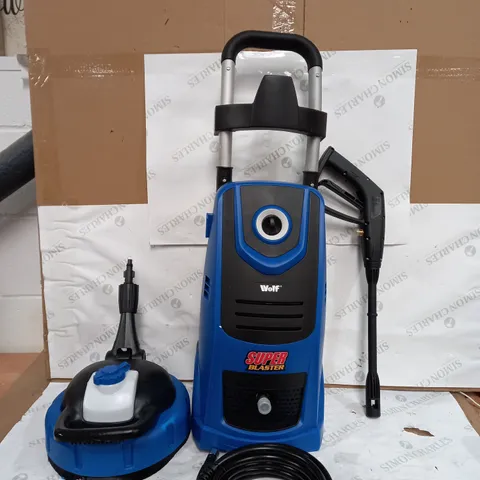 WOLF SUPER BLASTER PRESSURE WASHER BLUE - COLLECTION ONLY