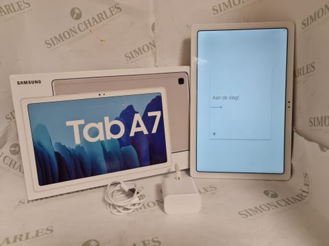 BOXED SAMSUNG GALAXY TAB A7 32GB ANDROID TABLET - SILVER