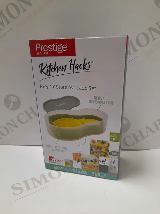 BRAND NEW PRESTIGE KITCHEN HACKS AVOCADO PREP 'N' STORE SET