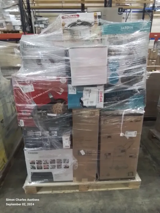 PALLET OF APPROXIMATELY 23 UNPROCESSED RAW RETURN HOUSEHOLD AND ELECTRICAL GOODS TO INCLUDE;