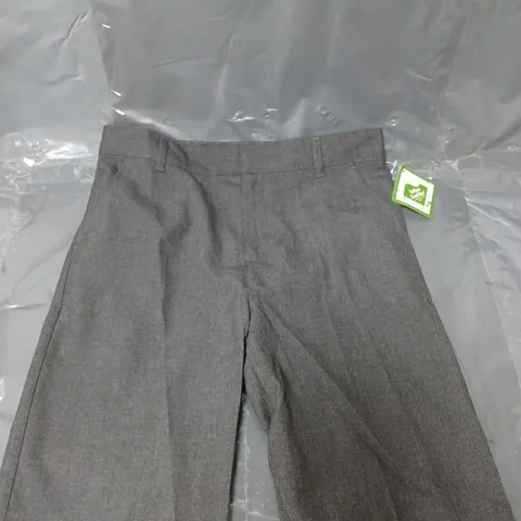 APPROXIMATELY 100 PAIRS OF BOYS SCHOOL SHORTS GREY ASSORTED SIZES