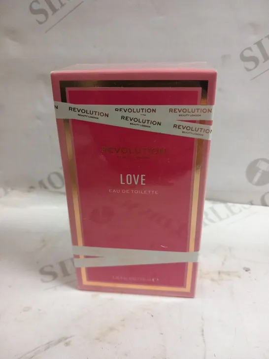 BOXED AND SEALED REVOLUTION LOVE EAU DE TOILETTE 100ML