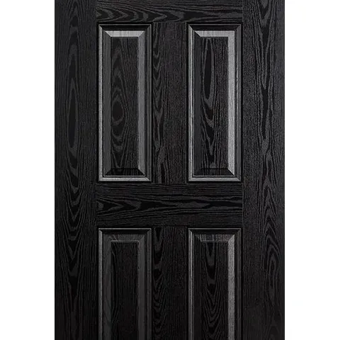 BOXED GRP COLONIAL BLACK EXTERNAL DOOR (1 BOX)