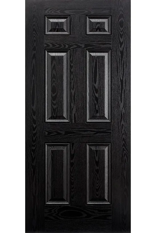 BOXED GRP COLONIAL BLACK EXTERNAL DOOR (1 BOX)