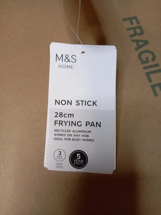 m&s home non stick frying pan - 28cm