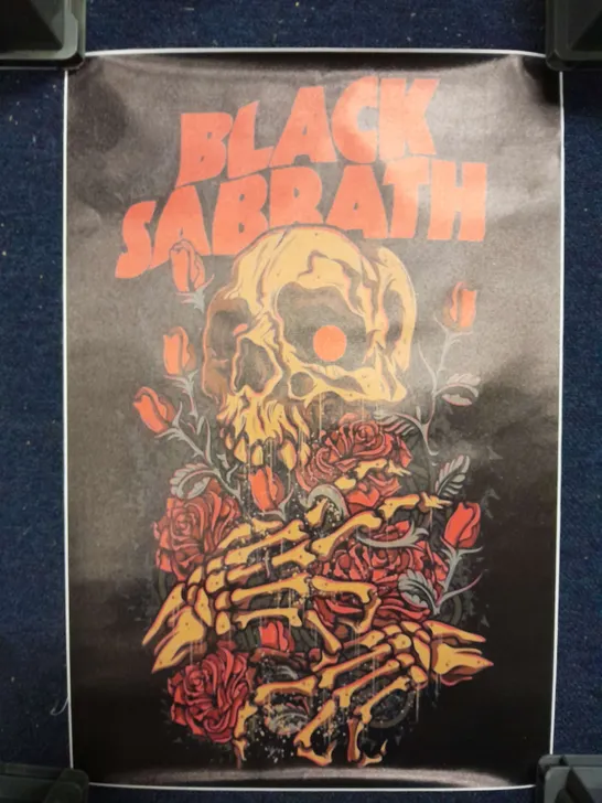 BLACK SABBATH SKULL ARTWORK CANVAS PRINT 