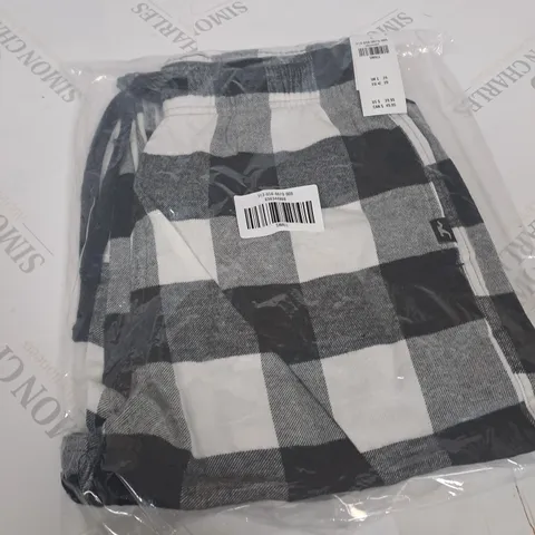 PACKAGED HOLLISTER CHECKERED PANTS - SIZE SMALL 