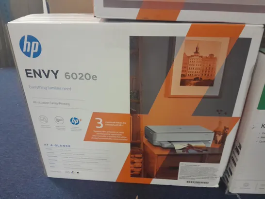 LOT OF 3 BOXED HP PRINTERS INCLUDES ENVY 6020E, DESKJET 2070E AND 2810E